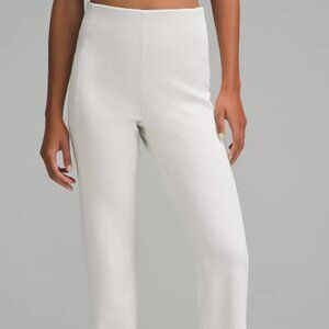Lululemon Brushed Softstreme Ribbed Zip Flare Pant